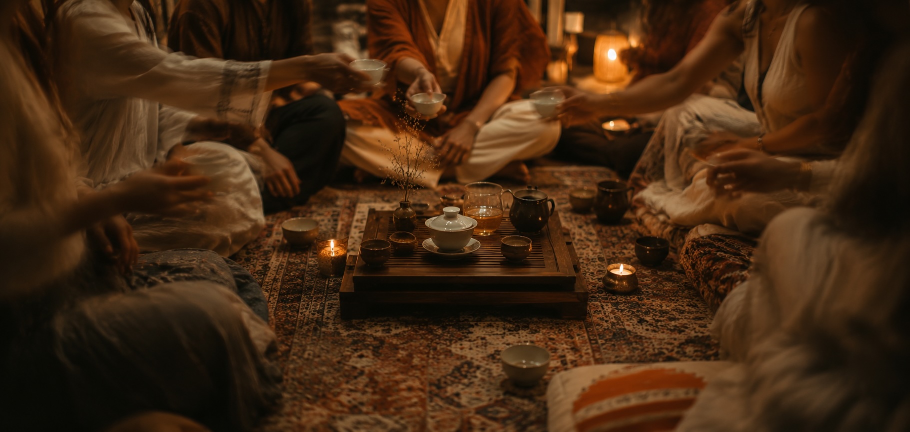 Tea ceremony gathering